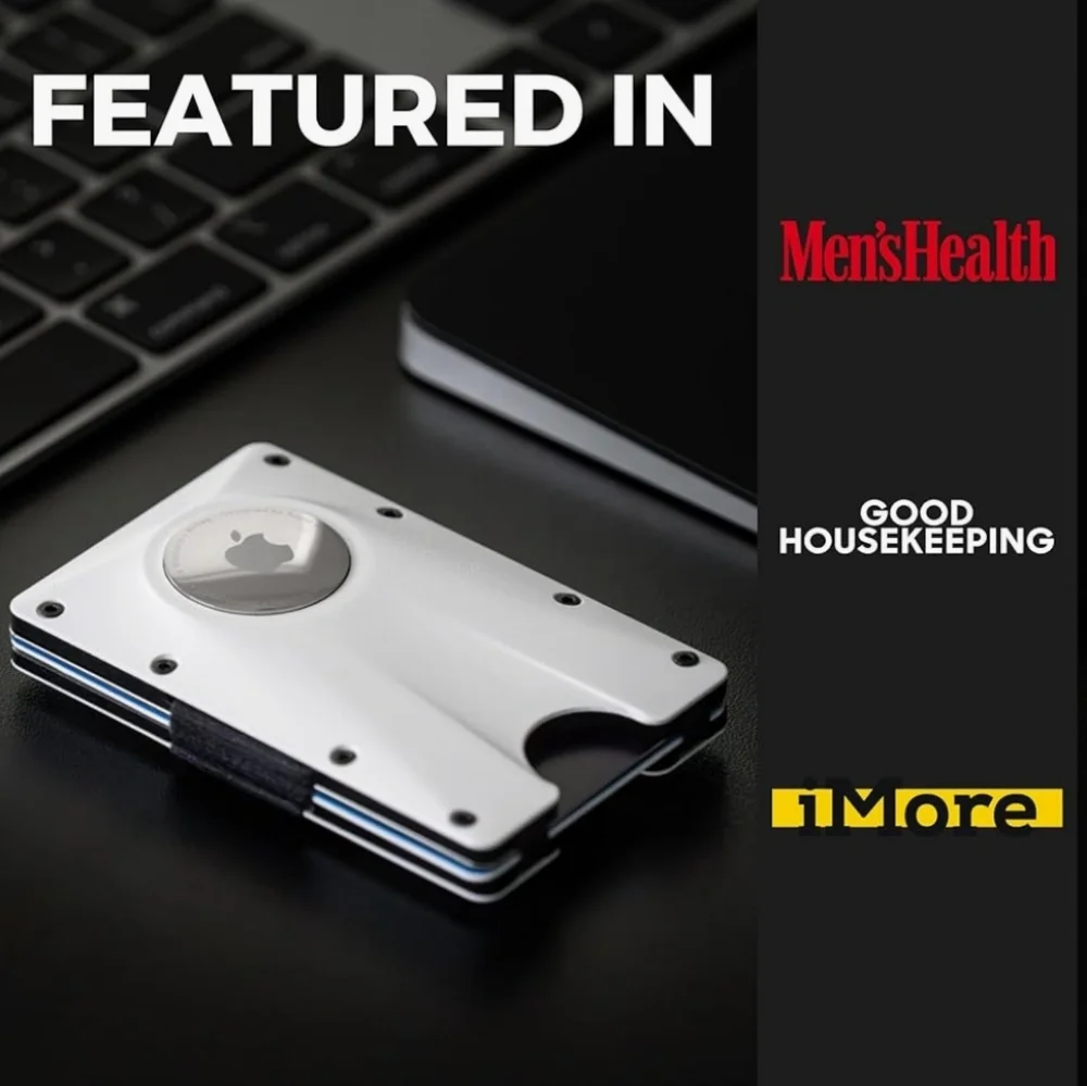 Airtag Wallet with Money Strap